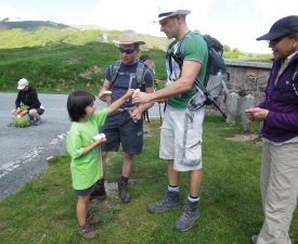 June 2013 Getting your shell at Roncesvalles from Sam